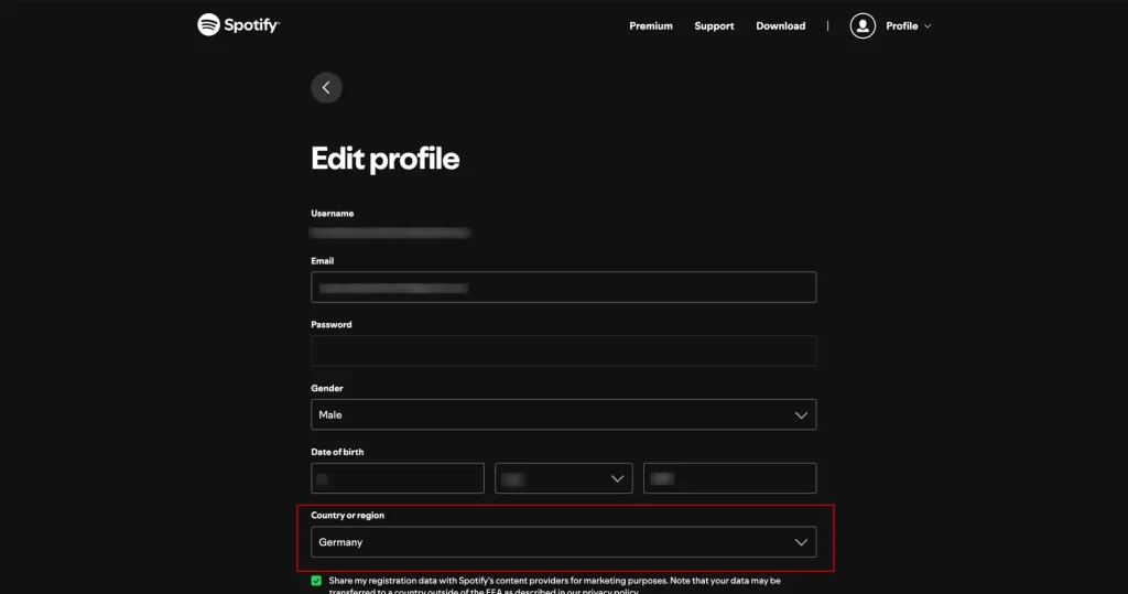 آموزش ساخت اکانت اسپاتیفای Spotify