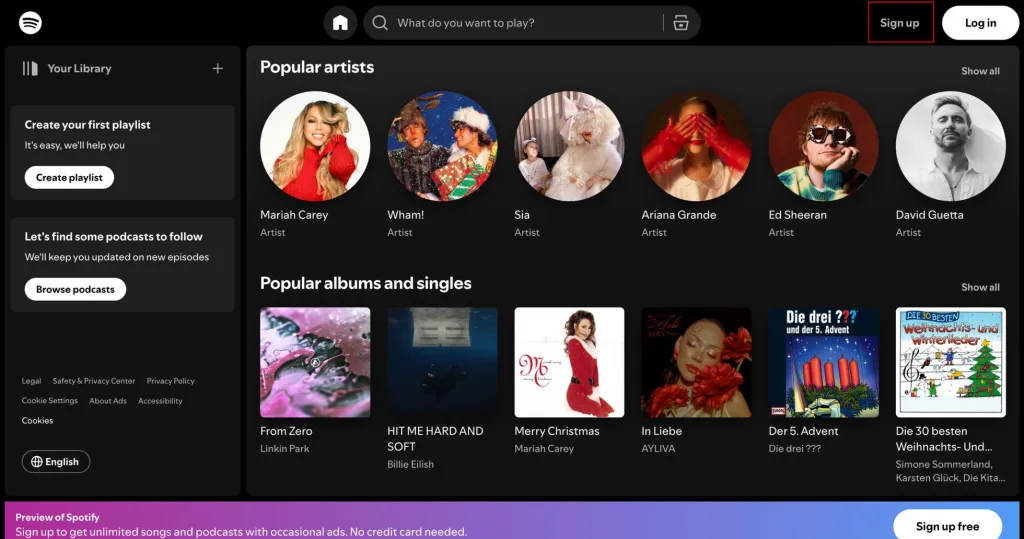 آموزش ساخت اکانت اسپاتیفای Spotify