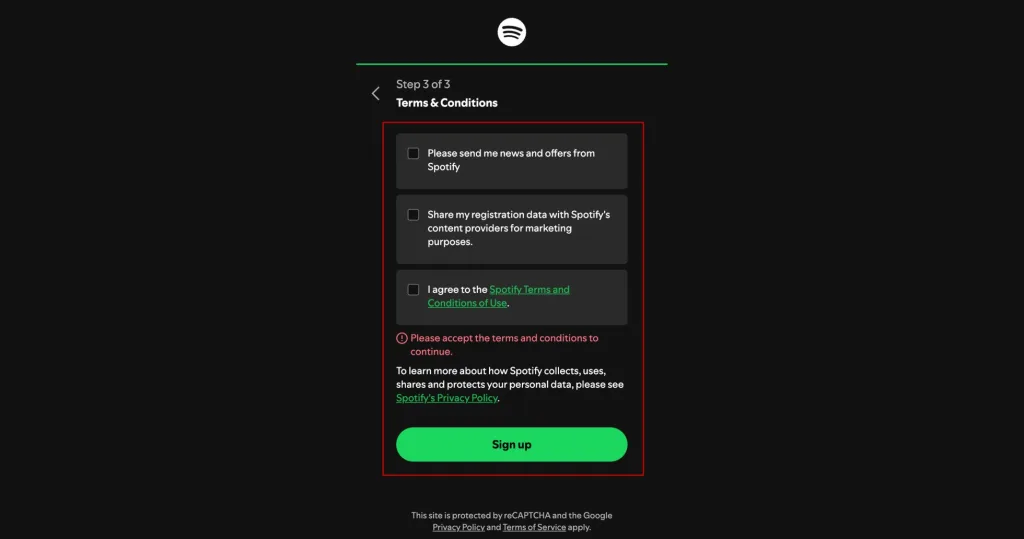آموزش ساخت اکانت اسپاتیفای Spotify